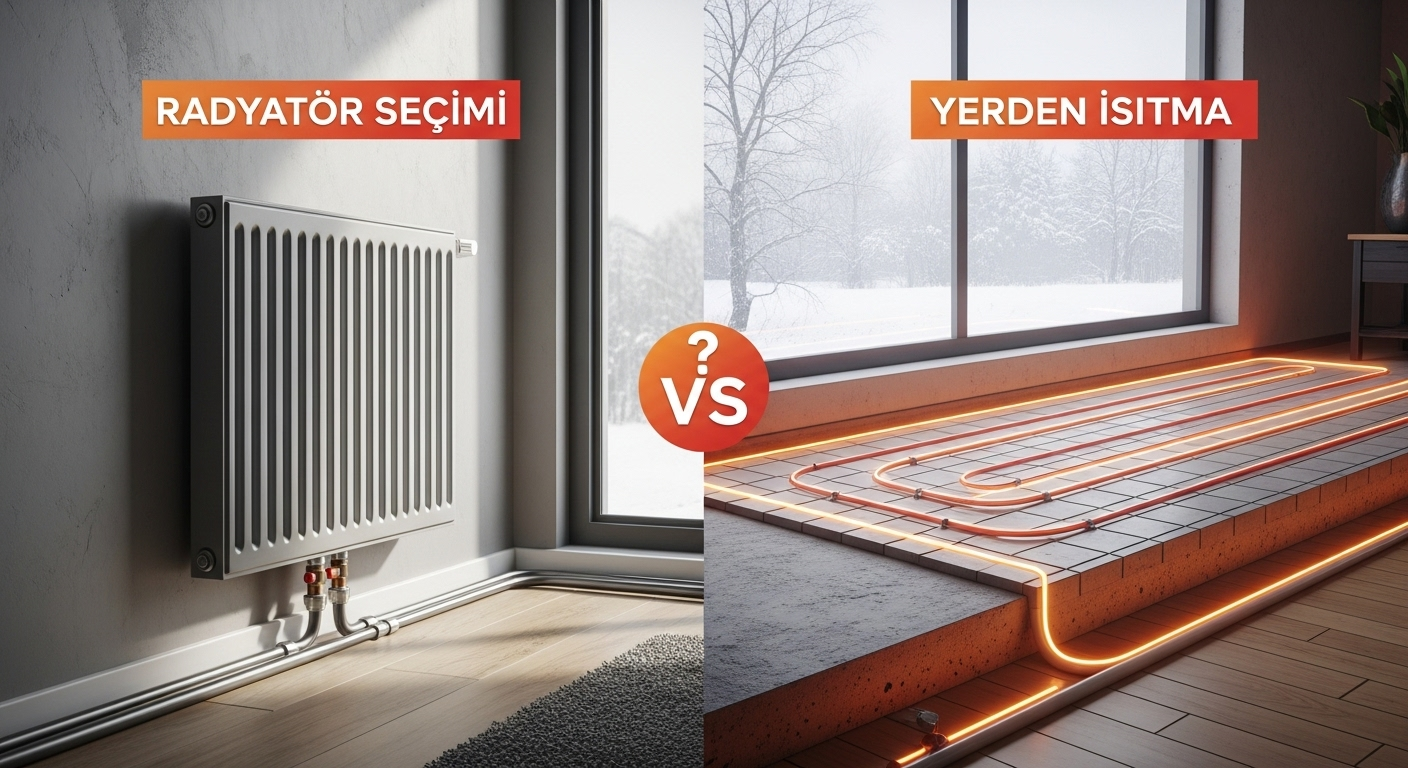Doğru Radyatör Seçimi ve Yerden Isıtma: Elbistan İçin Hangisi Daha Uygun?